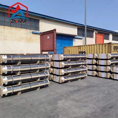 Диаметр 75-700 мм L1800-2700 мм UHP HP RP Electrodo De Grafito Графитный электрод с 4tpi 4tpil Nipple для Eaf Lf