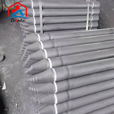 Диаметр 75-700 мм L1800-2700 мм UHP HP RP Electrodo De Grafito Графитный электрод с 4tpi 4tpil Nipple для Eaf Lf
