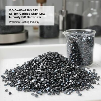 ISO-сертифицированный карбид кремния чистотой 90% 88% с низким содержанием примесей для точного литья